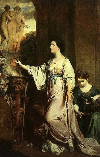 Sir Joshua Reynolds Lady Sarah Bunbury Sacrificing to the Graces